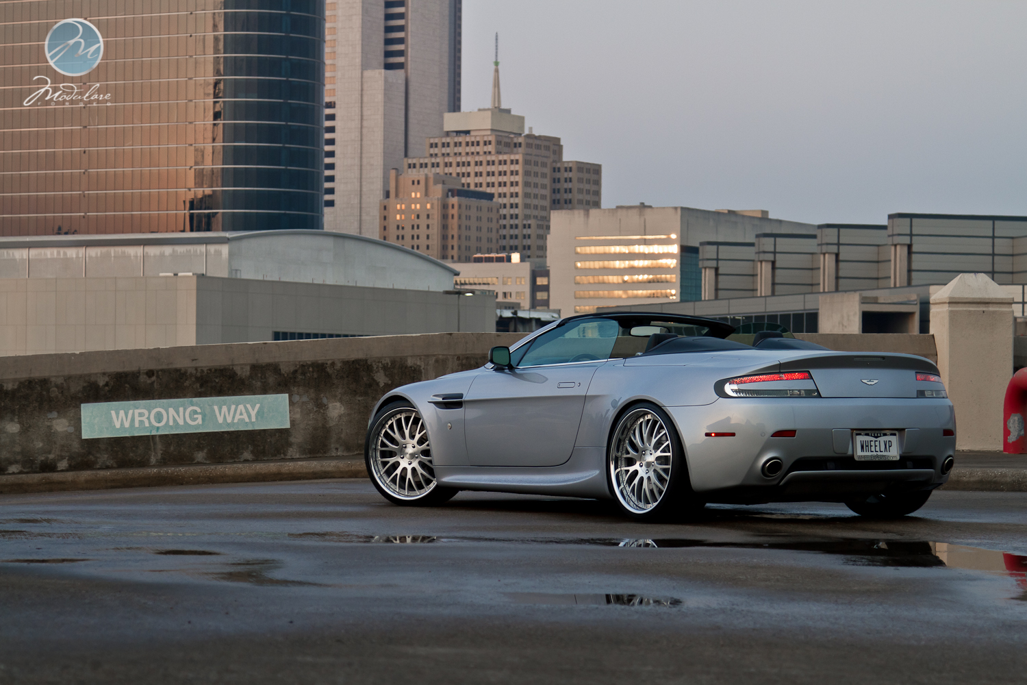 photo 11 Aston Martin V8 Vantage custom wheels Modulare  M24 3 21x9.0, ET , tire size 255/30 R21. 21x10.5 ET 295/25 R21