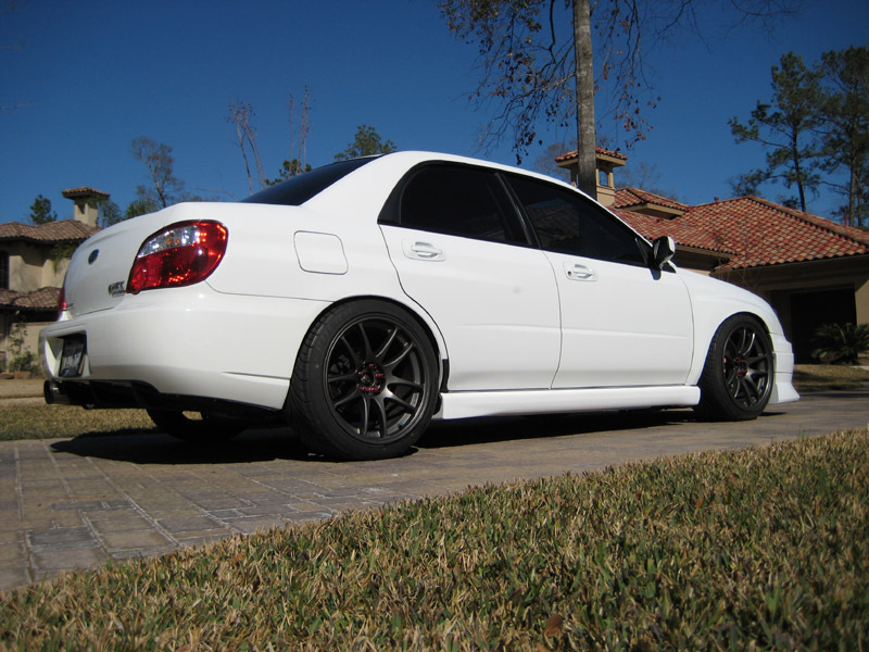 photo 3 Subaru Impreza WRX custom wheels Work Wheels Emotion CRKai 18x9.5, ET +38, tire size 235/40 R18. x ET 