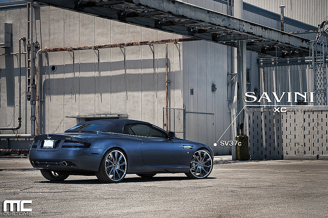 photo 4 Aston Martin DB9 custom wheels Savini  SV-37 20x9.0, ET , tire size X R20. 20x10.5 ET 