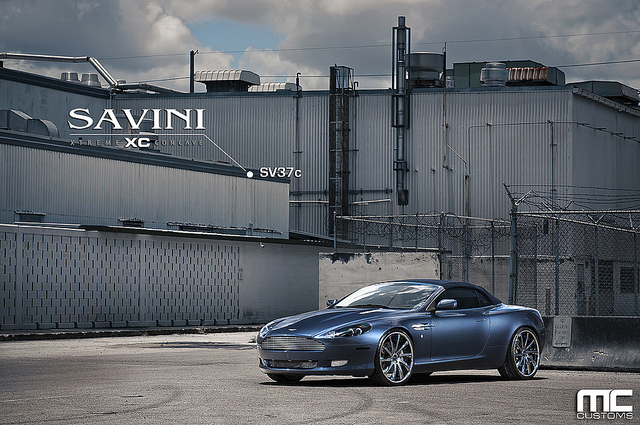 photo 5 Aston Martin DB9 custom wheels Savini  SV-37 20x9.0, ET , tire size X R20. 20x10.5 ET 