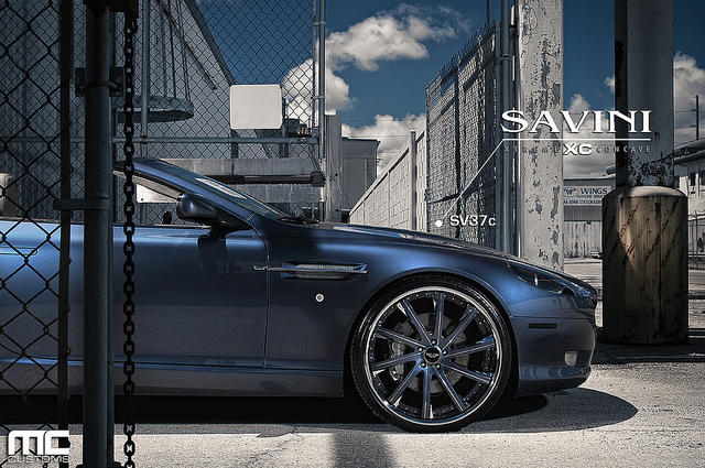 photo 1 Aston Martin DB9 custom wheels Savini  SV-37 20x9.0, ET , tire size X R20. 20x10.5 ET 