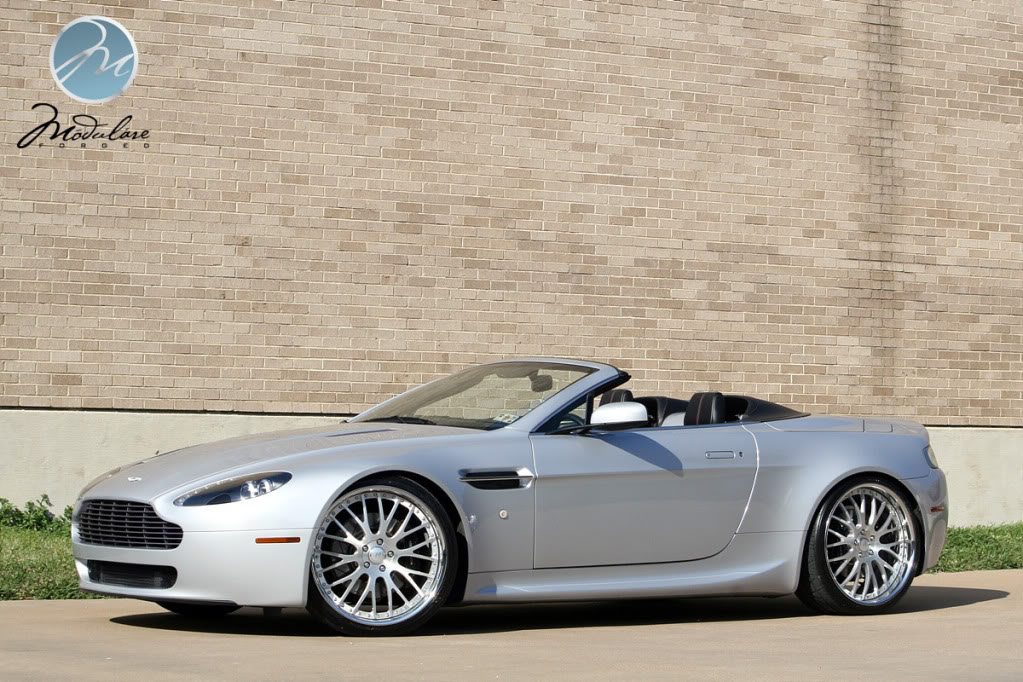 photo 4 Aston Martin V8 Vantage custom wheels Modulare  M24  21x9.0, ET , tire size 255/30 R21. 21x10.5 ET 295/25 R21