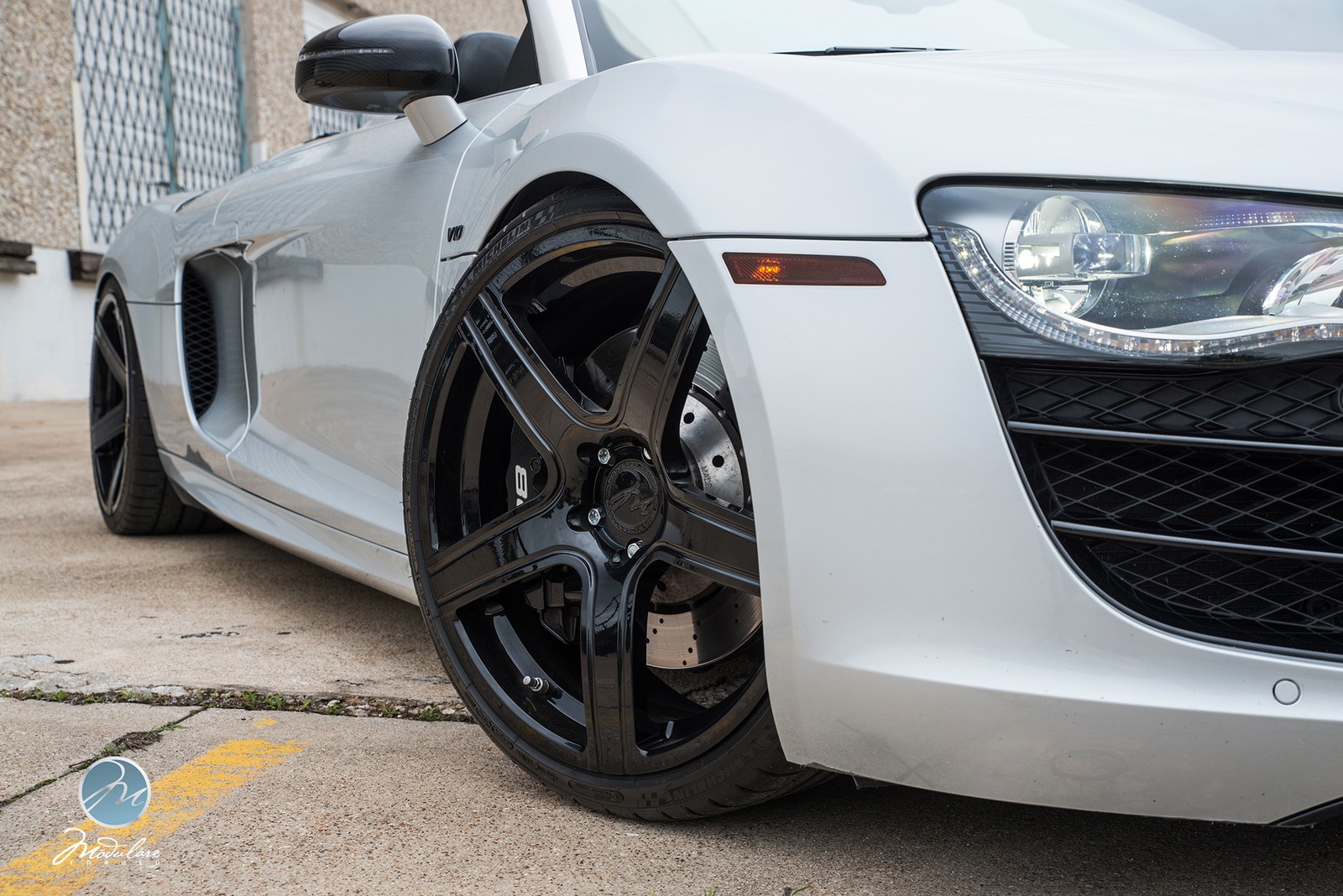 photo 7 Audi R8 custom wheels Modulare  B7 20x9.0, ET , tire size X R20. 20x12.0 ET 