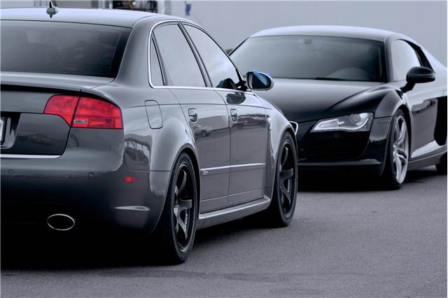 photo 2 Audi RS 4 custom wheels Advan TCIII 18x9.0, ET +25, tire size 265/35 R18. x ET 