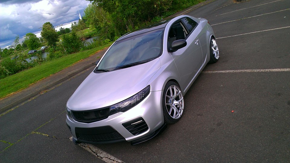 photo 1 Kia Forte custom wheels 18x9.0, ET +40, tire size 225/40 R18. x ET