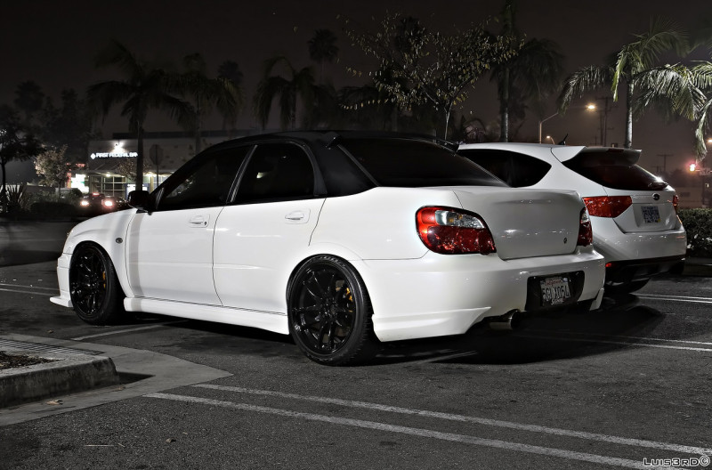 photo 2 Subaru Impreza WRX custom wheels Work Wheels Emotion CRKai 18x9.5, ET +35, tire size 245/40 R18. 18x9.5 ET+29 