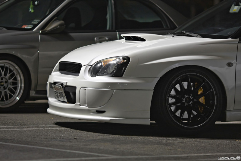 photo 3 Subaru Impreza WRX custom wheels Work Wheels Emotion CRKai 18x9.5, ET +35, tire size 245/40 R18. 18x9.5 ET+29 