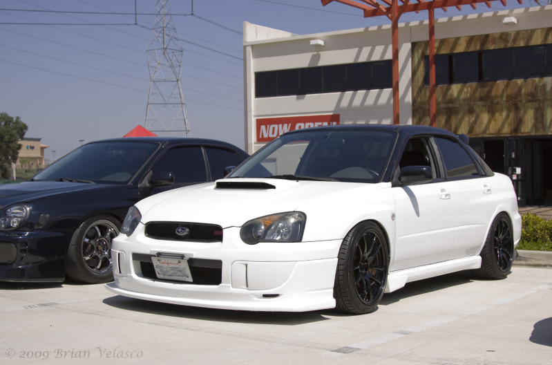 photo 16 Subaru Impreza WRX custom wheels Work Wheels Emotion CRKai 18x9.5, ET +35, tire size 245/40 R18. 18x9.5 ET+29 