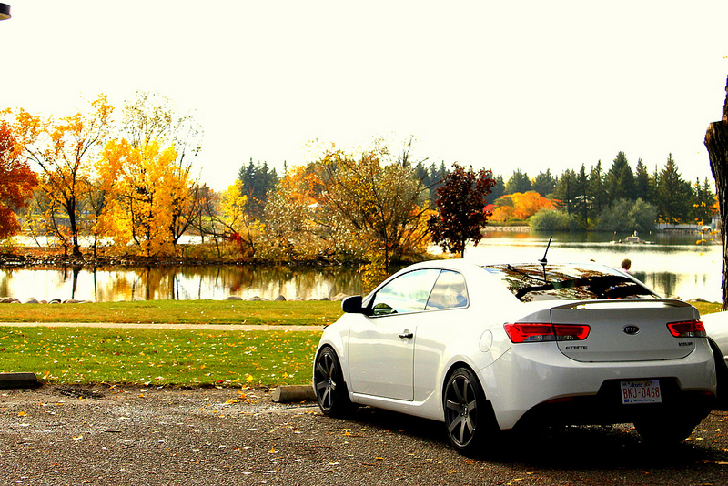 photo 3 Kia Forte custom wheels Enkei BR7 18x8.0, ET +40, tire size 225/40 R18. x ET