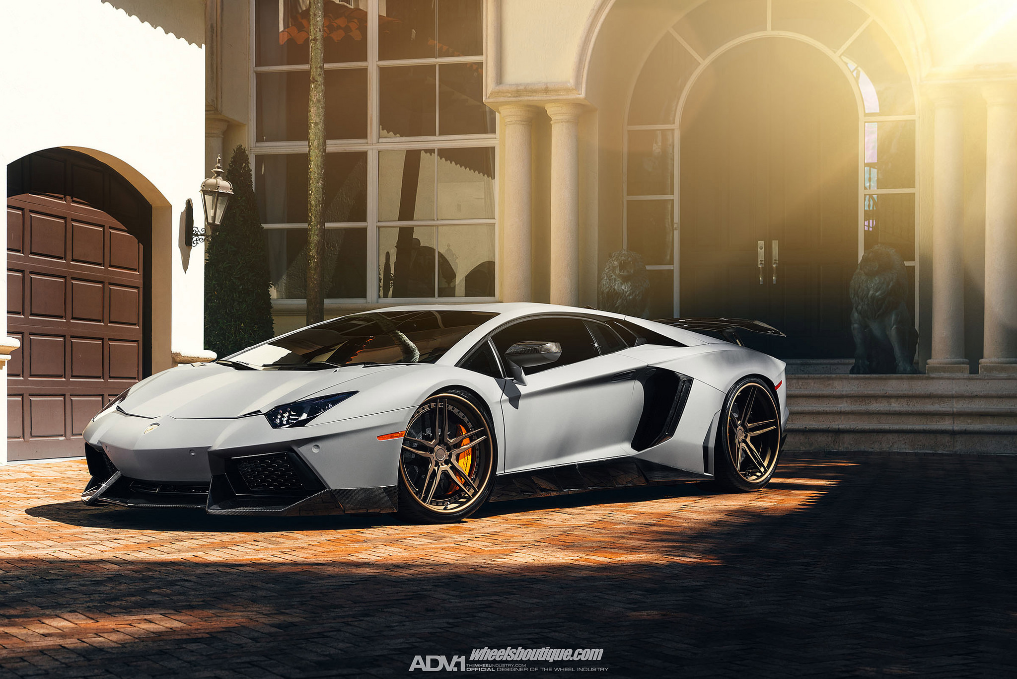 photo 6 Lamborghini Aventador custom wheels 21x9.5, ET , tire size X R21. 22x12.5 ET