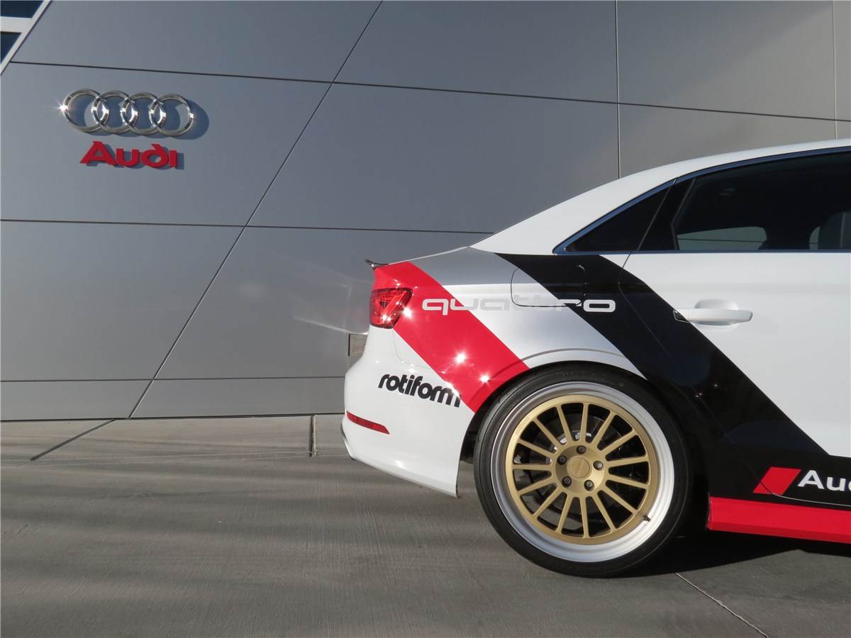 photo 1 Audi S3 custom wheels Rotiform DUS 19x9.0, ET +38, tire size X R19. x ET 