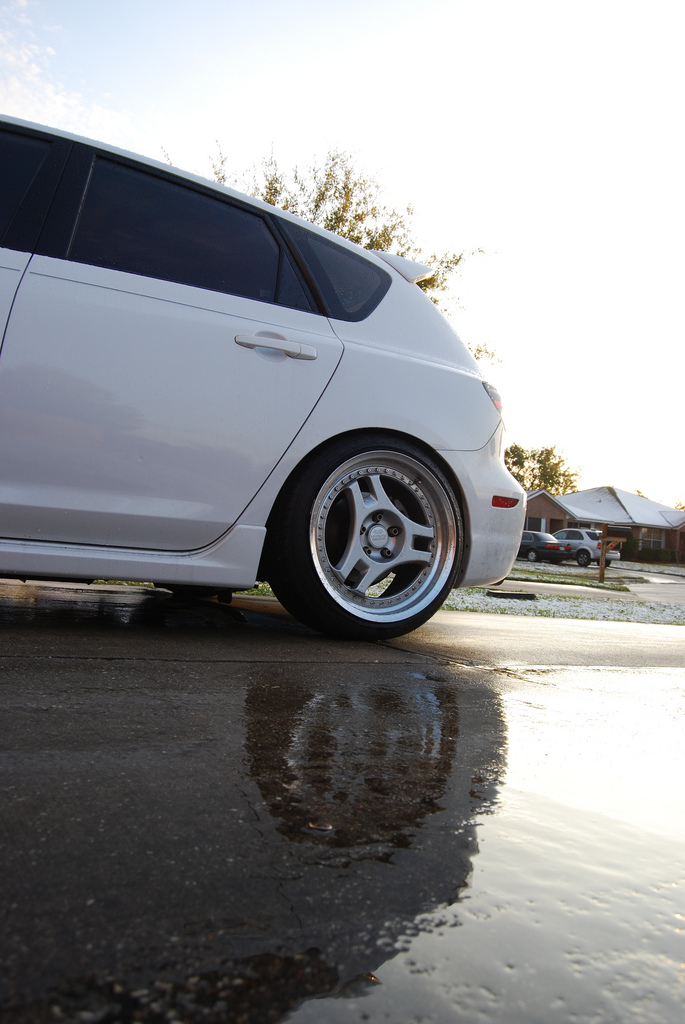 photo 2 Mazda MAZDASPEED3 custom wheels Advan Sa3 Ver.1 18x8.5, ET +35, tire size 215/40 R18. 18x9.5 ET+35 