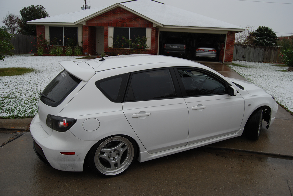photo 1 Mazda MAZDASPEED3 custom wheels Advan Sa3 Ver.1 18x8.5, ET +35, tire size 215/40 R18. 18x9.5 ET+35 