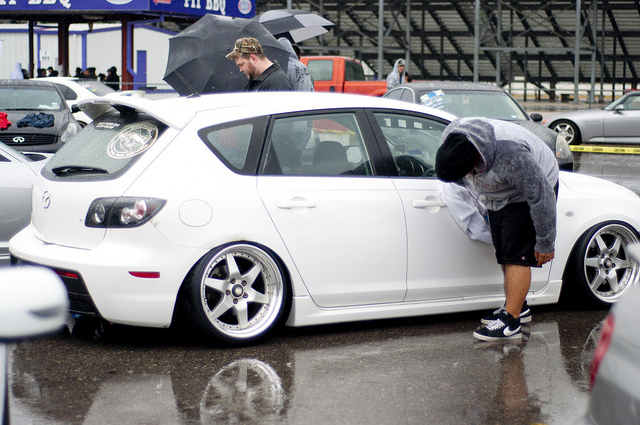 photo 2 Mazda MAZDASPEED3 custom wheels SSR  Longchamp XR-4Z 18x9.5, ET +13, tire size 215/35 R18. x ET 
