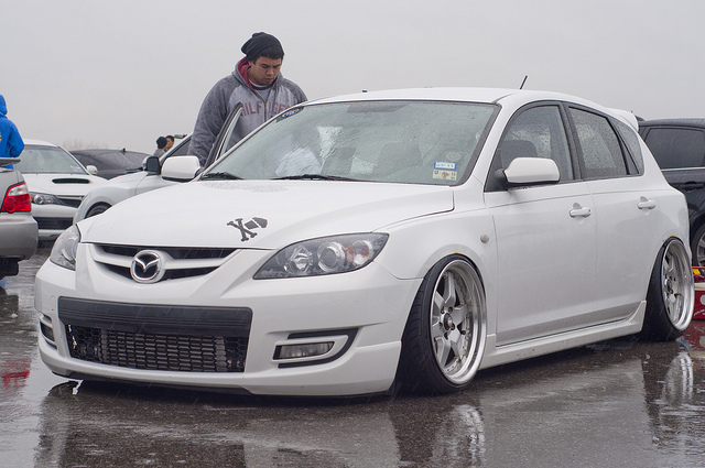 photo 3 Mazda MAZDASPEED3 custom wheels SSR  Longchamp XR-4Z 18x9.5, ET +13, tire size 215/35 R18. x ET 