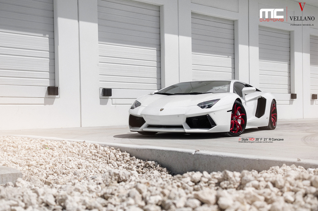 photo 5 Lamborghini Aventador custom wheels Vellano VCY 20x, ET , tire size X R20. 21x ET 