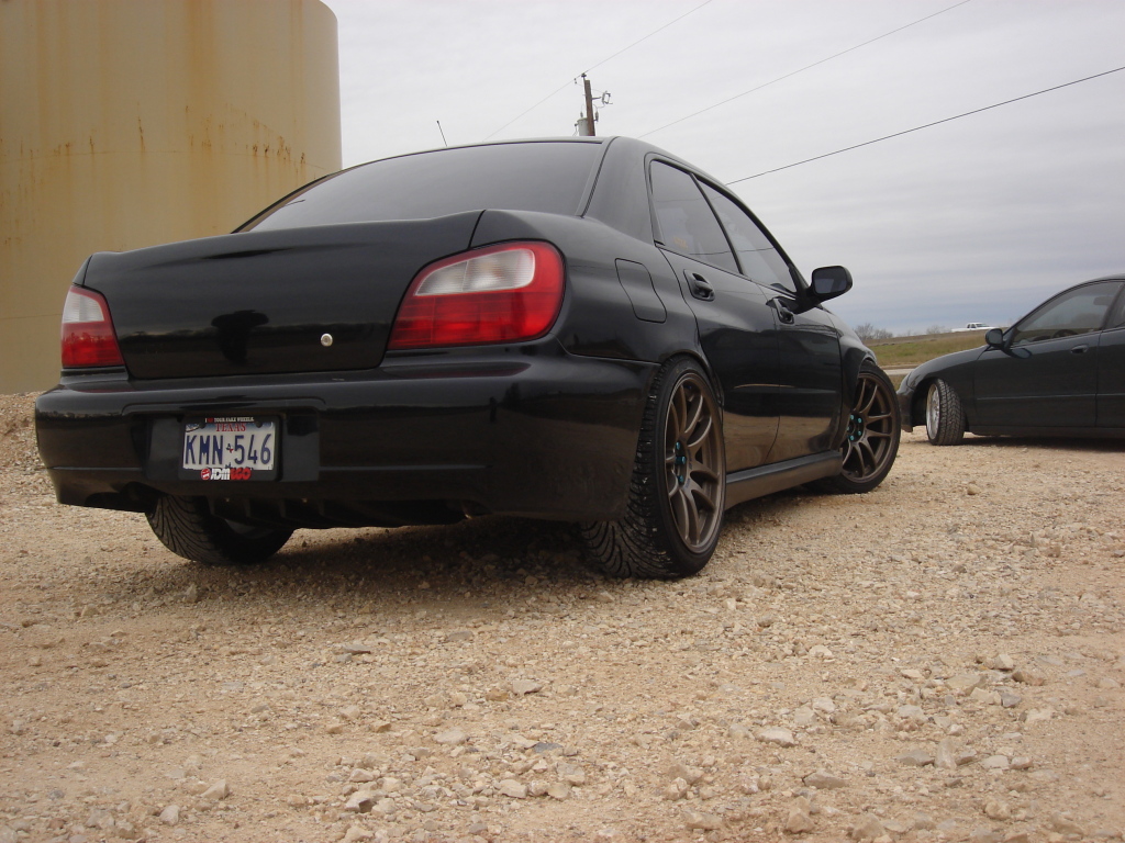 photo 2 Subaru Impreza WRX custom wheels Work Wheels Emotion CRKai 18x9.5, ET +38, tire size 255/35 R18. x ET 