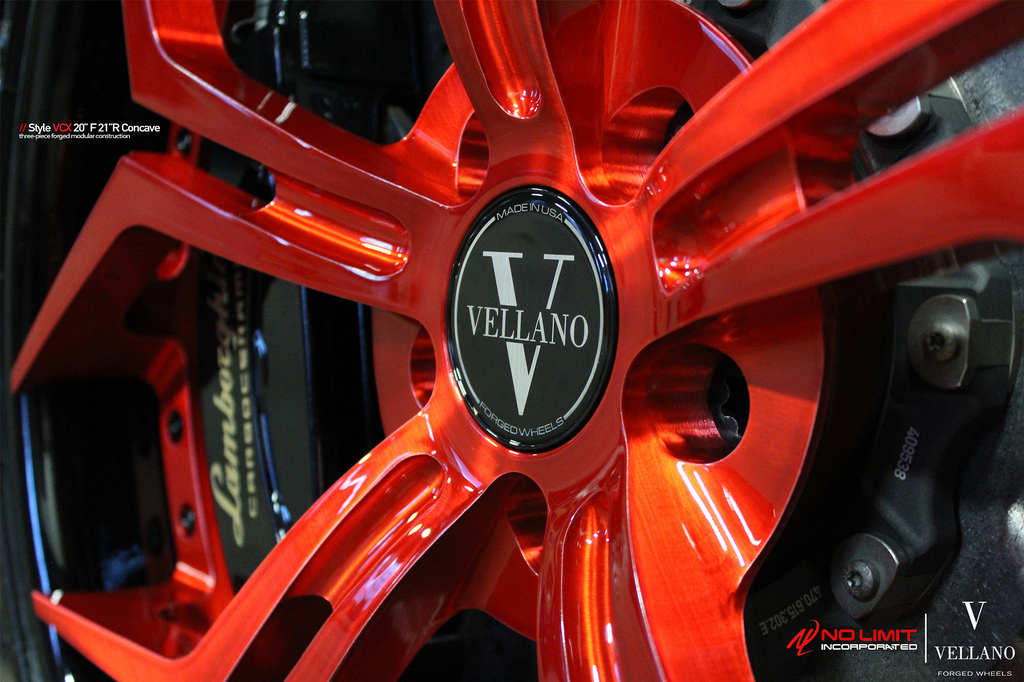 photo 3 Lamborghini Aventador custom wheels Vellano VCX 20x, ET , tire size X R20. 21x ET