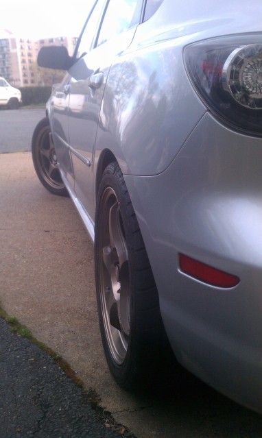 photo 1 Mazda MAZDASPEED3 custom wheels 5Zigen  Fn01r-C  18x8.5, ET +48, tire size 245/40 R18. x ET 