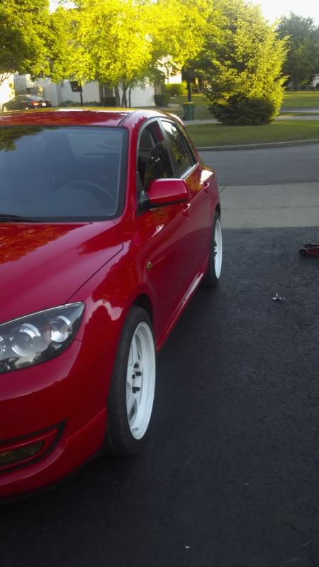 photo 2 Mazda MAZDASPEED3 custom wheels   18x8.5, ET +45, tire size 235/40 R18. x ET 