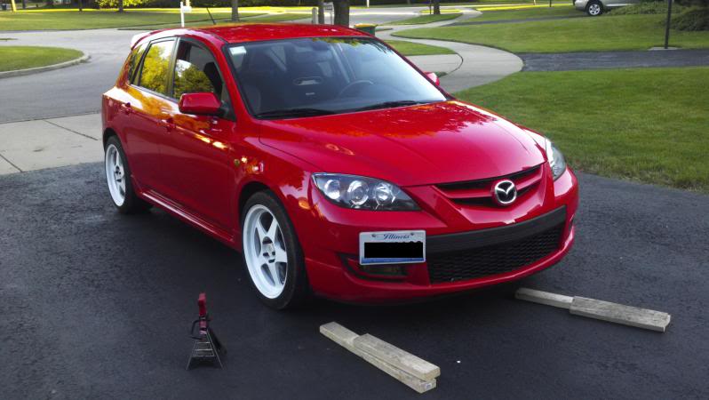 photo 3 Mazda MAZDASPEED3 custom wheels   18x8.5, ET +45, tire size 235/40 R18. x ET 
