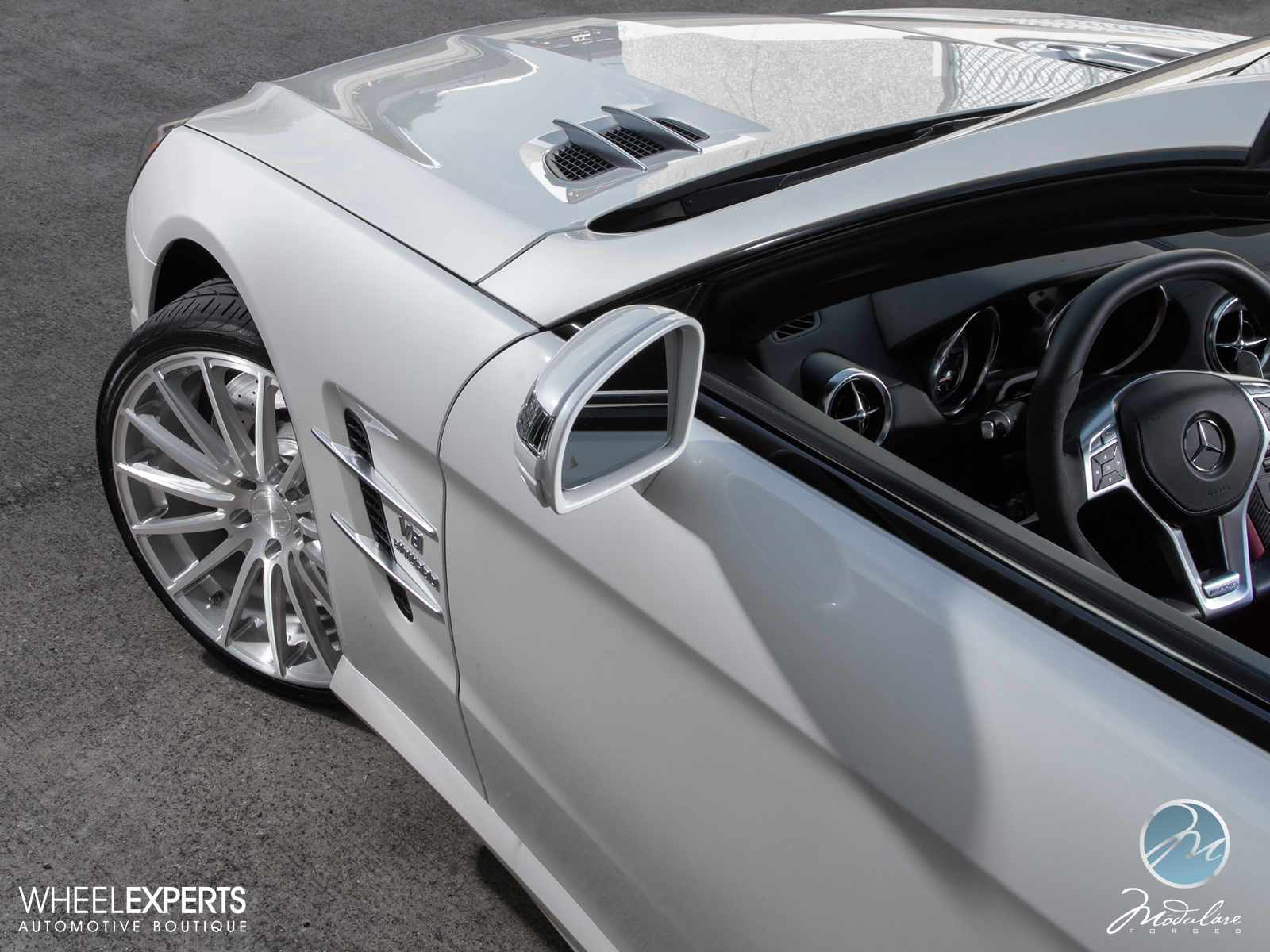 photo 5 Mercedes-Benz SL-Class custom wheels Modulare B33  20x9.0, ET , tire size 255/30 R20. 20x11.0 ET 295/25 R20