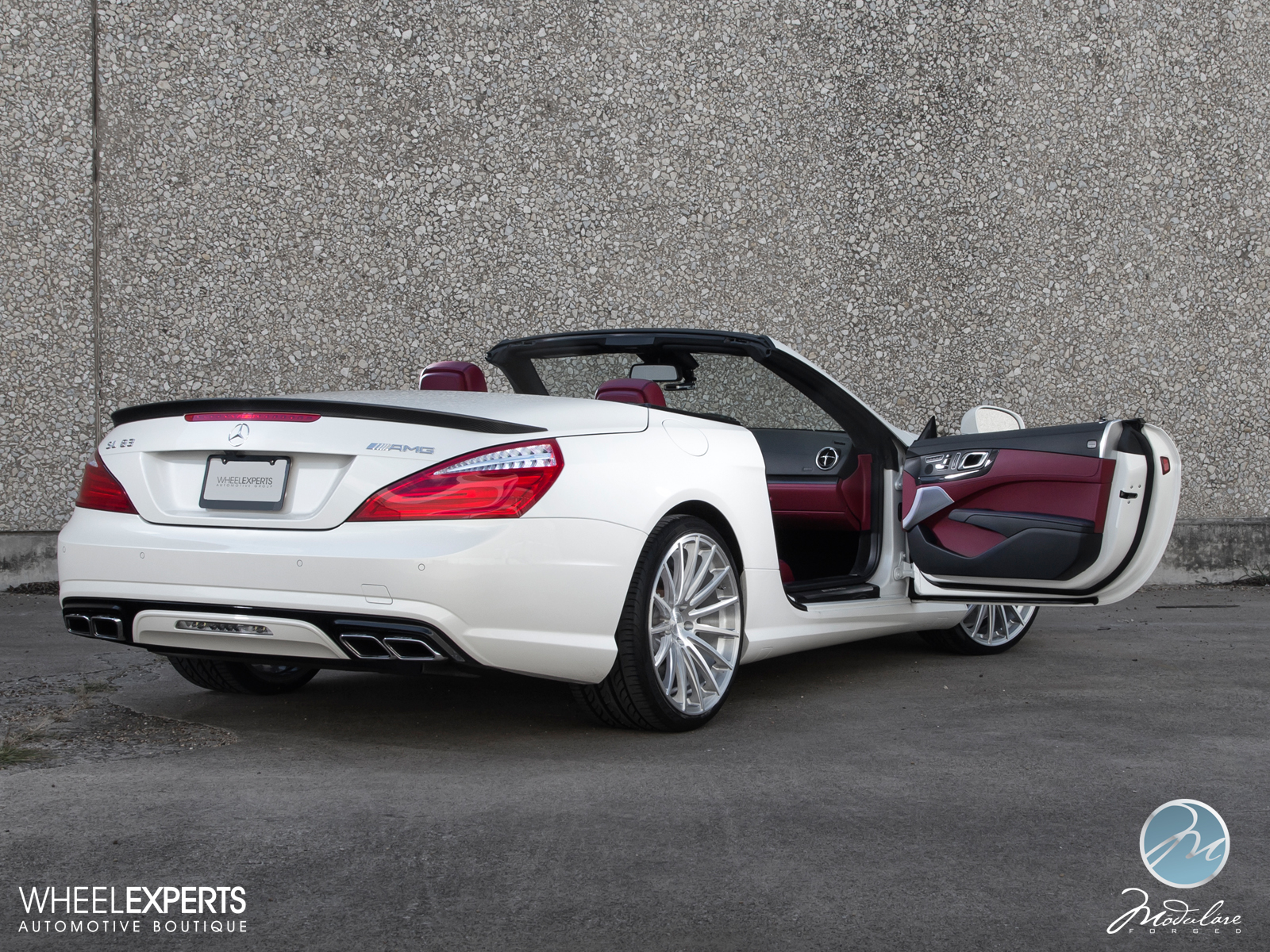 photo 7 Mercedes-Benz SL-Class custom wheels Modulare B33  20x9.0, ET , tire size 255/30 R20. 20x11.0 ET 295/25 R20