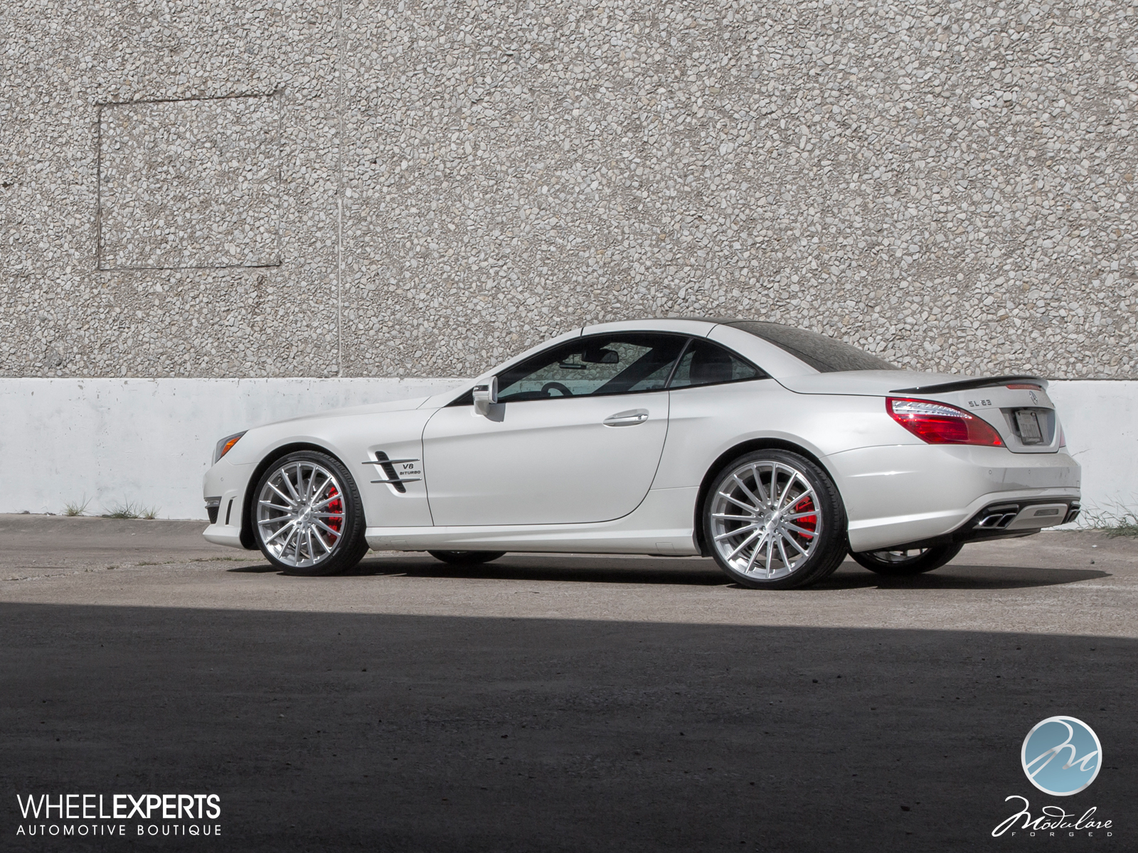 photo 8 Mercedes-Benz SL-Class custom wheels Modulare B33  20x9.0, ET , tire size 255/30 R20. 20x11.0 ET 295/25 R20