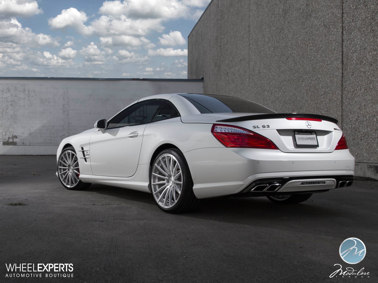 photo 10 Mercedes-Benz SL-Class custom wheels Modulare B33  20x9.0, ET , tire size 255/30 R20. 20x11.0 ET 295/25 R20