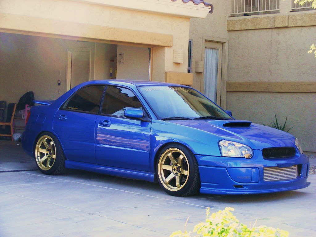 photo 2 Subaru Impreza WRX custom wheels Rota Grid 18x9.5, ET +38, tire size 235/40 R18. x ET