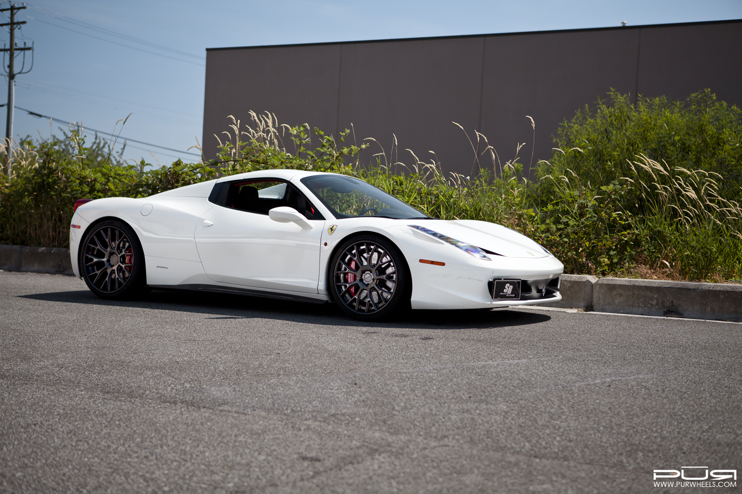 photo 6 Ferrari 458 Spider custom wheels PUR LX02.V2 21x9.0, ET , tire size X R21. 22x12.0 ET 