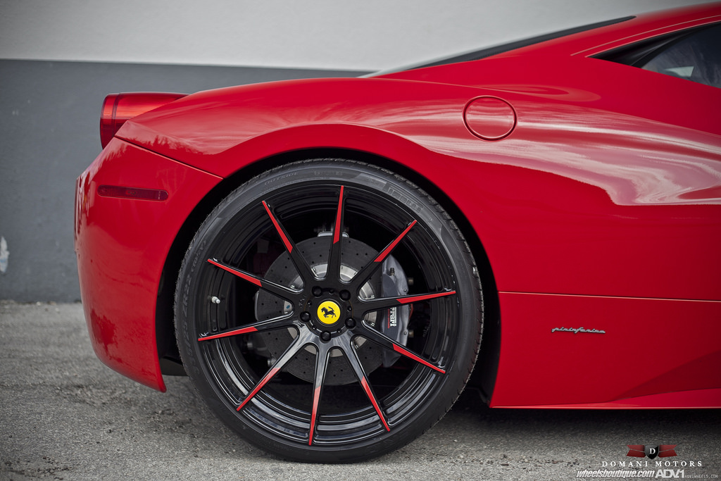 photo 7 Ferrari 458 Italia custom wheels ADV10 MV.2 21x9.5, ET , tire size 255/30 R21. 22x12.5 ET 335/25 R22