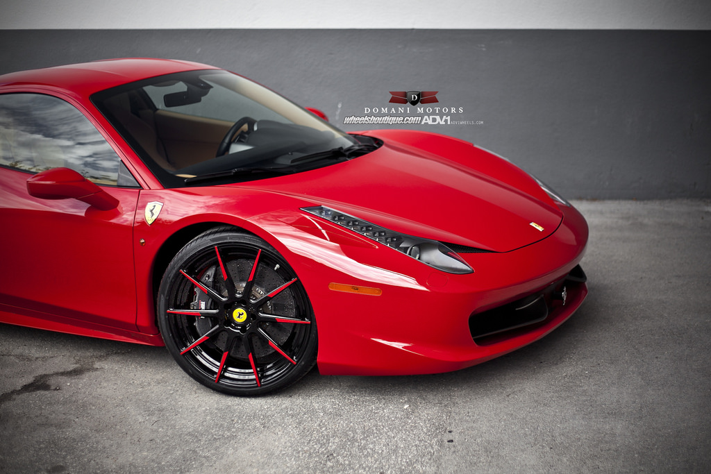 photo 8 Ferrari 458 Italia custom wheels ADV10 MV.2 21x9.5, ET , tire size 255/30 R21. 22x12.5 ET 335/25 R22