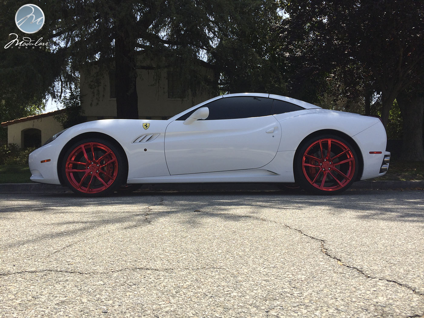 photo 3 Ferrari California custom wheels Modulare B30 21x9.0, ET , tire size X R21. 22x12.0 ET 