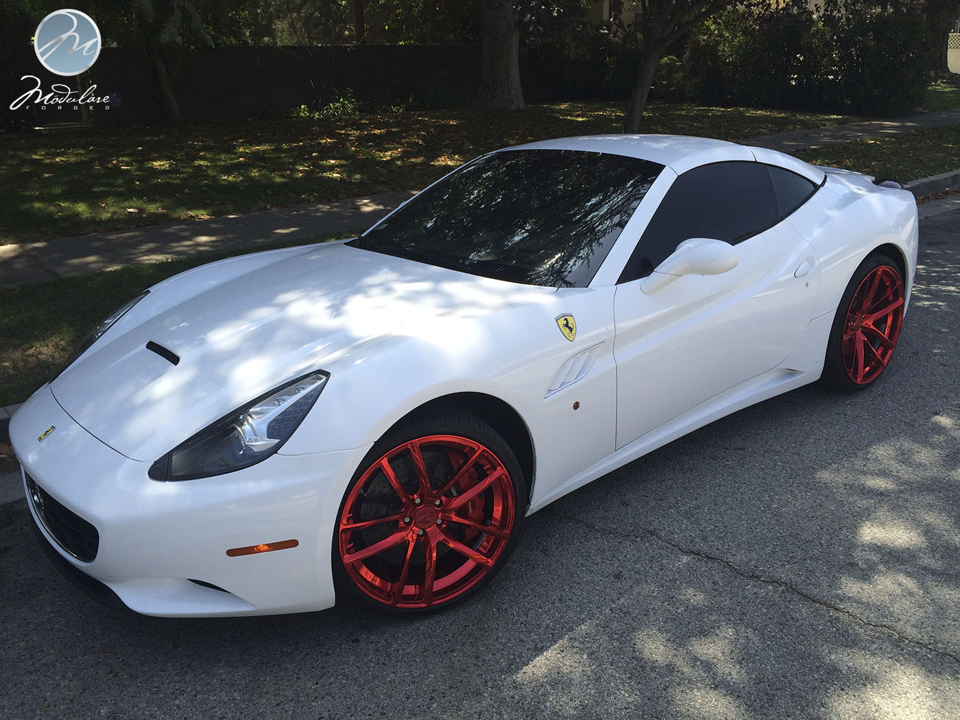 photo 6 Ferrari California custom wheels Modulare B30 21x9.0, ET , tire size X R21. 22x12.0 ET 