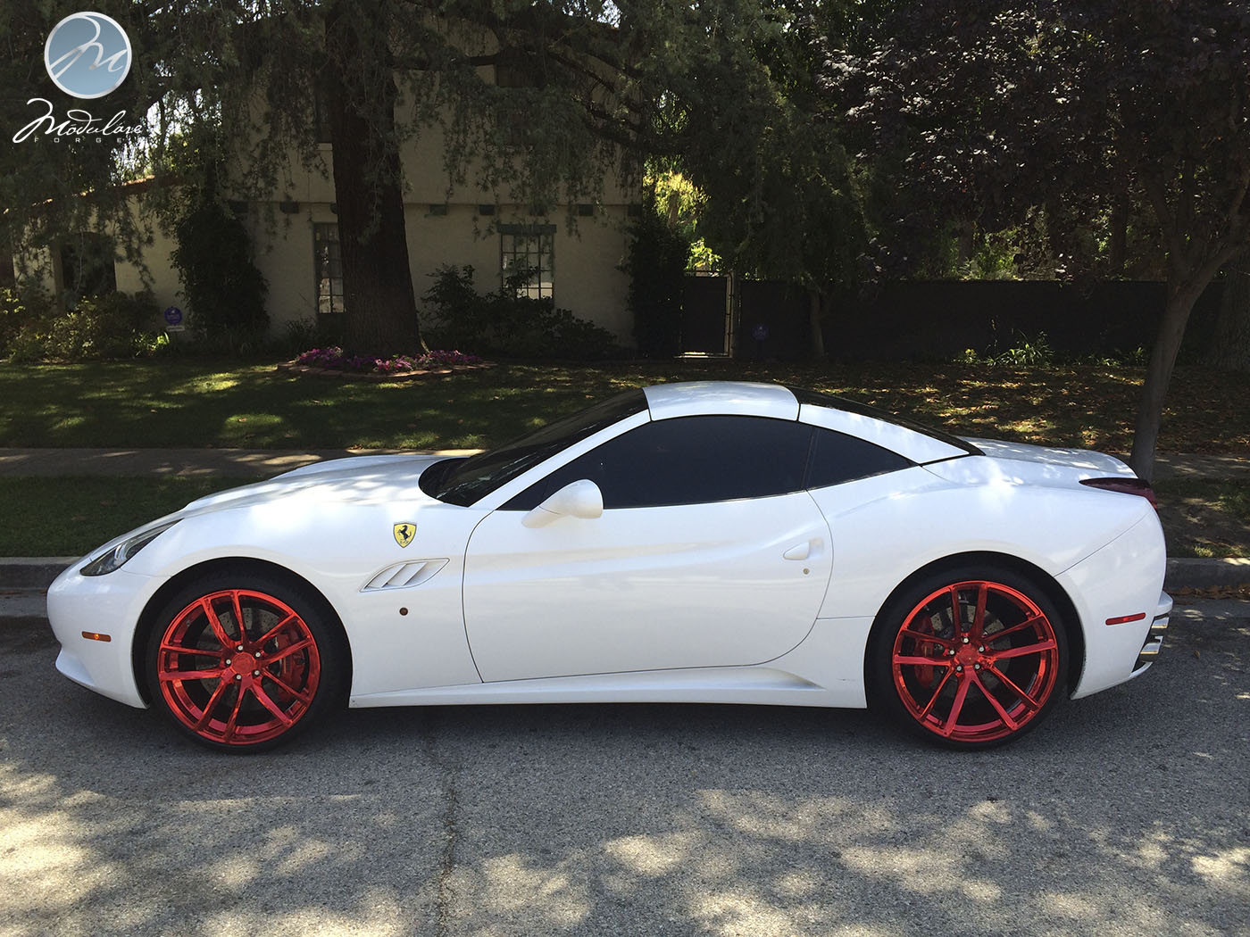 photo 8 Ferrari California custom wheels Modulare B30 21x9.0, ET , tire size X R21. 22x12.0 ET 
