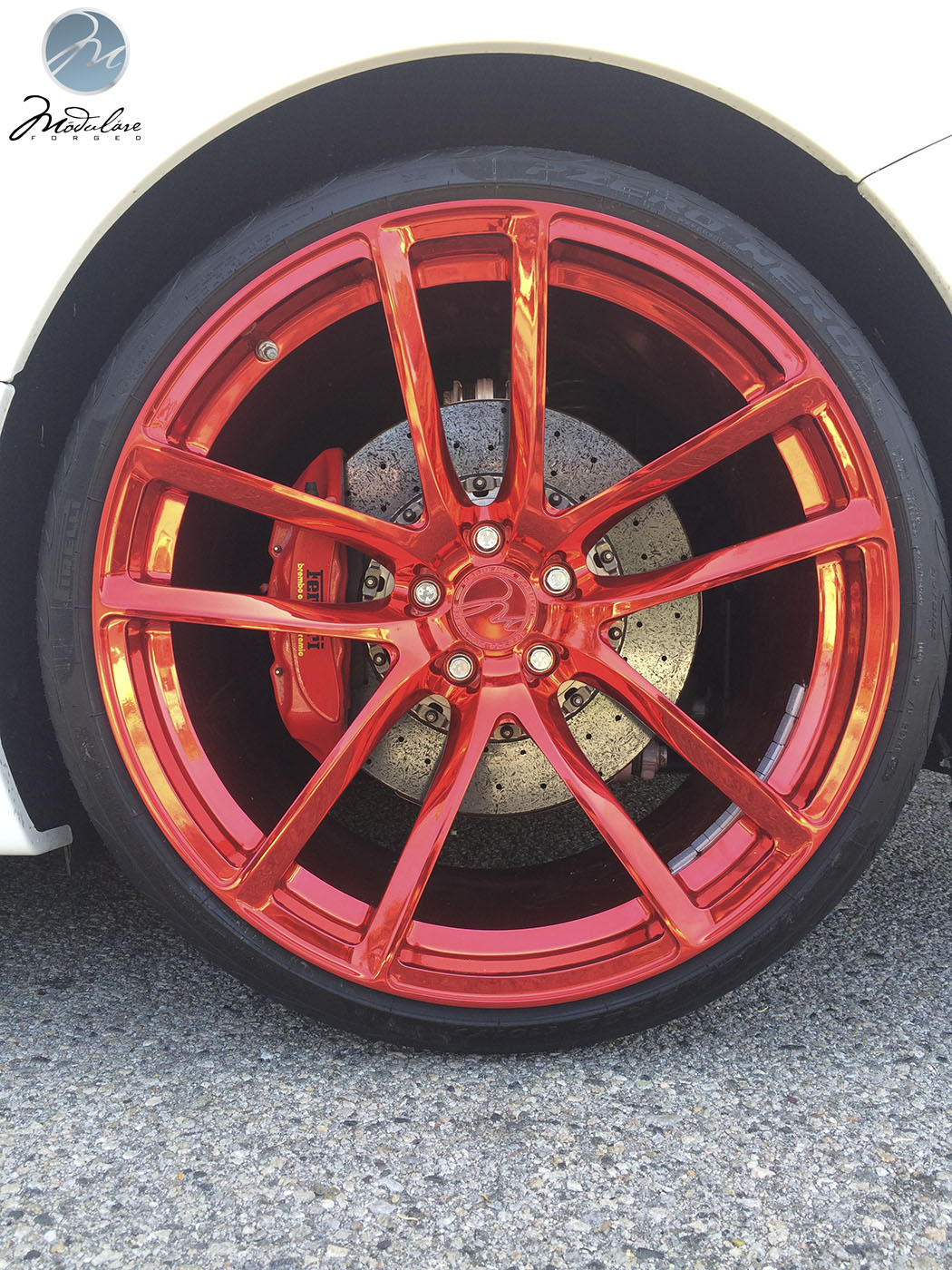 photo 1 Ferrari California custom wheels Modulare B30 21x9.0, ET , tire size X R21. 22x12.0 ET 