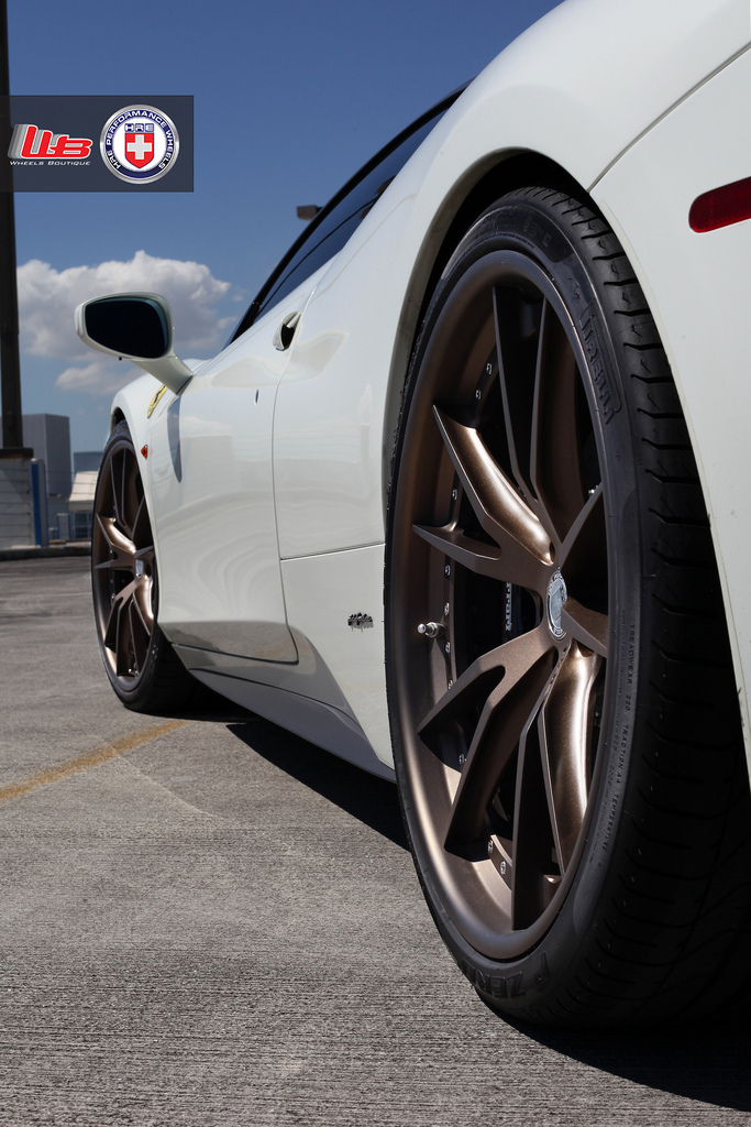 photo 7 Ferrari 458 Italia custom wheels HRE S104 21x9.0, ET , tire size 255/30 R21. 22x12.5 ET 335/25 R22