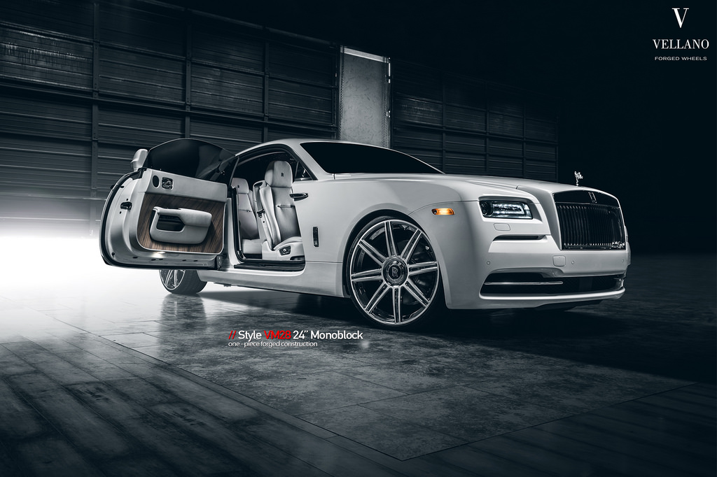 photo 2 Rolls-Royce Wraith custom wheels Vellano VM28 24x, ET , tire size X R24. x ET
