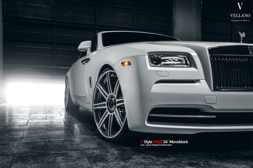 photo 1 Rolls-Royce Wraith custom wheels Vellano VM28 24x, ET , tire size X R24. x ET