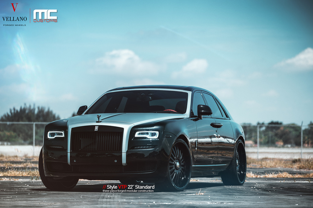 photo 7 Rolls-Royce Ghost custom wheels Vellano VTP 22x, ET , tire size X R22. x ET 