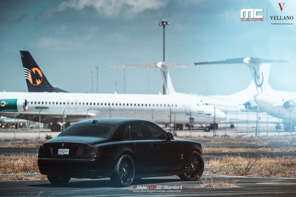 photo 8 Rolls-Royce Ghost custom wheels Vellano VTP 22x, ET , tire size X R22. x ET 