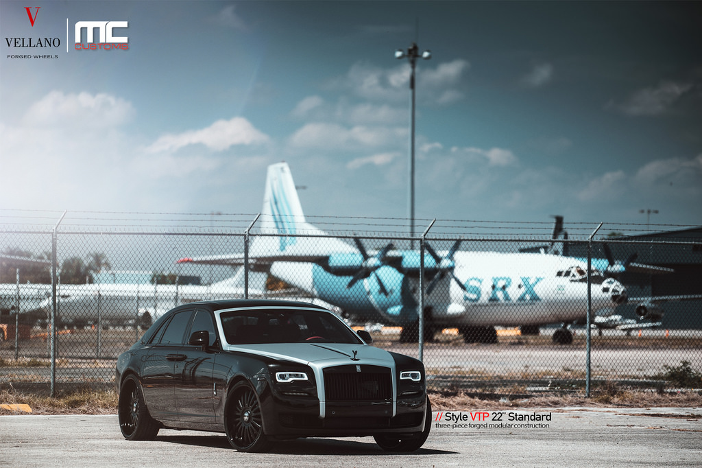 photo 9 Rolls-Royce Ghost custom wheels Vellano VTP 22x, ET , tire size X R22. x ET 