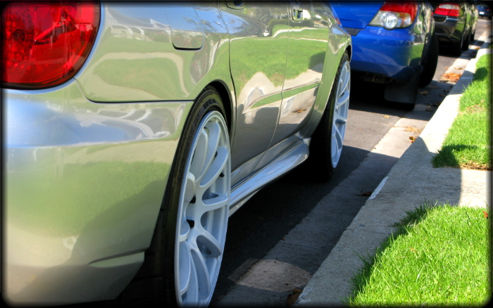 photo 8 Subaru Impreza WRX STi custom wheels Rota G-Force 18x9.0, ET +35, tire size 235/40 R18. x ET