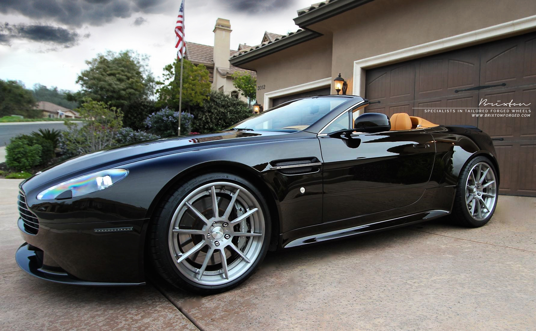 photo 3 Aston Martin V8 Vantage S custom wheels BRIXTON R10 Targa 20x9.0, ET , tire size X R20. 20x11.0 ET