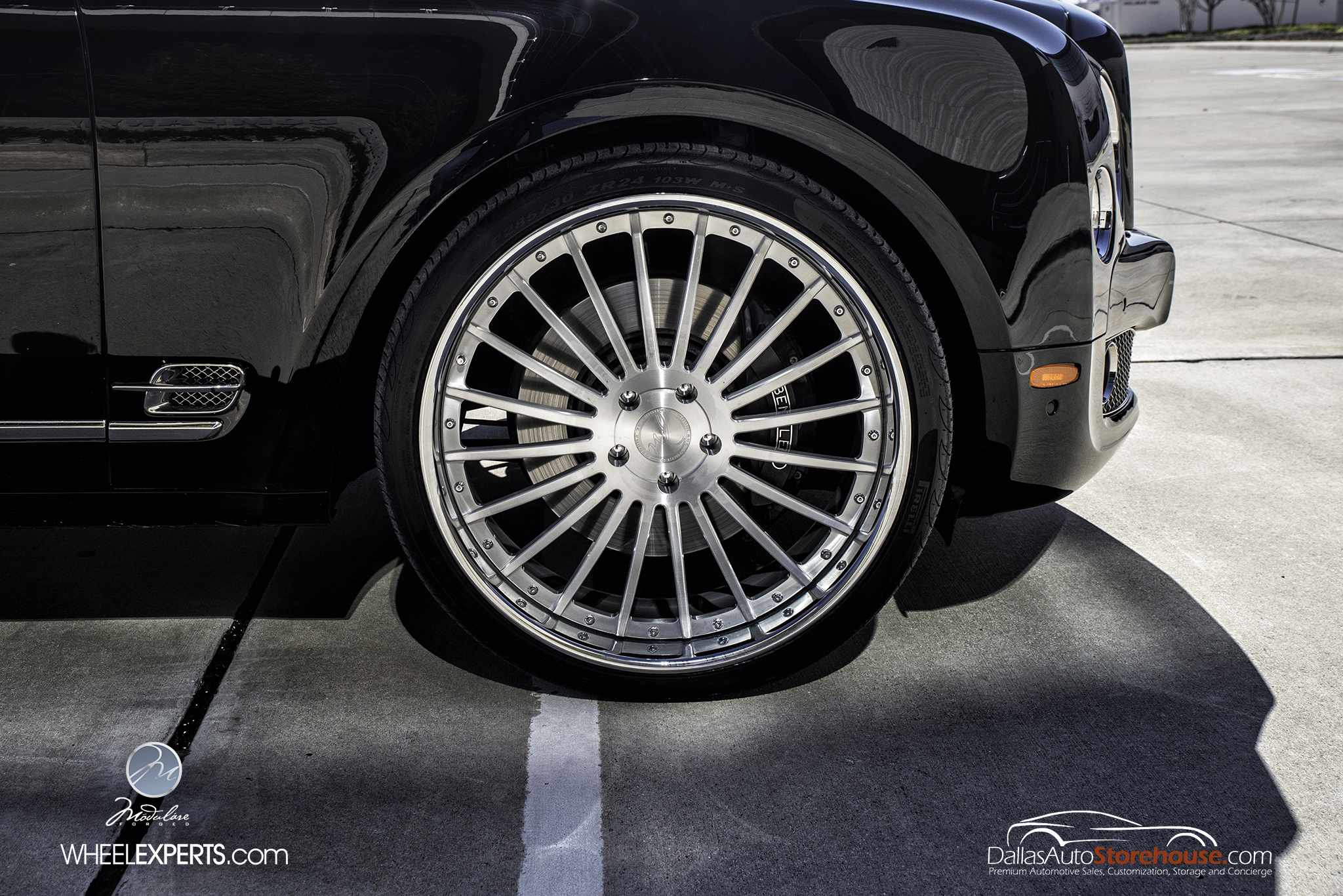 photo 10 Bentley Mulsanne custom wheels Modulare M20 24x10.0, ET , tire size 285/30 R24. x ET 