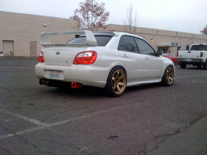 photo 3 Subaru Impreza WRX STi custom wheels Rota Grid 18x9.5, ET +33, tire size 255/35 R18. 18x9.5 ET+38 