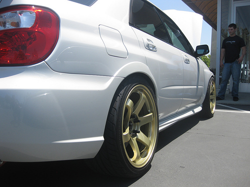 photo 5 Subaru Impreza WRX STi custom wheels Rota Grid 18x9.5, ET +33, tire size 255/35 R18. 18x9.5 ET+38 