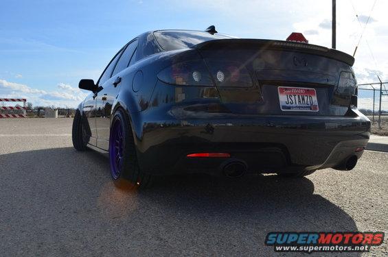 photo 6 Mazda Speed6 custom wheels Enkei RPF1 17x10.0, ET +38, tire size 255/40 R17. x ET 