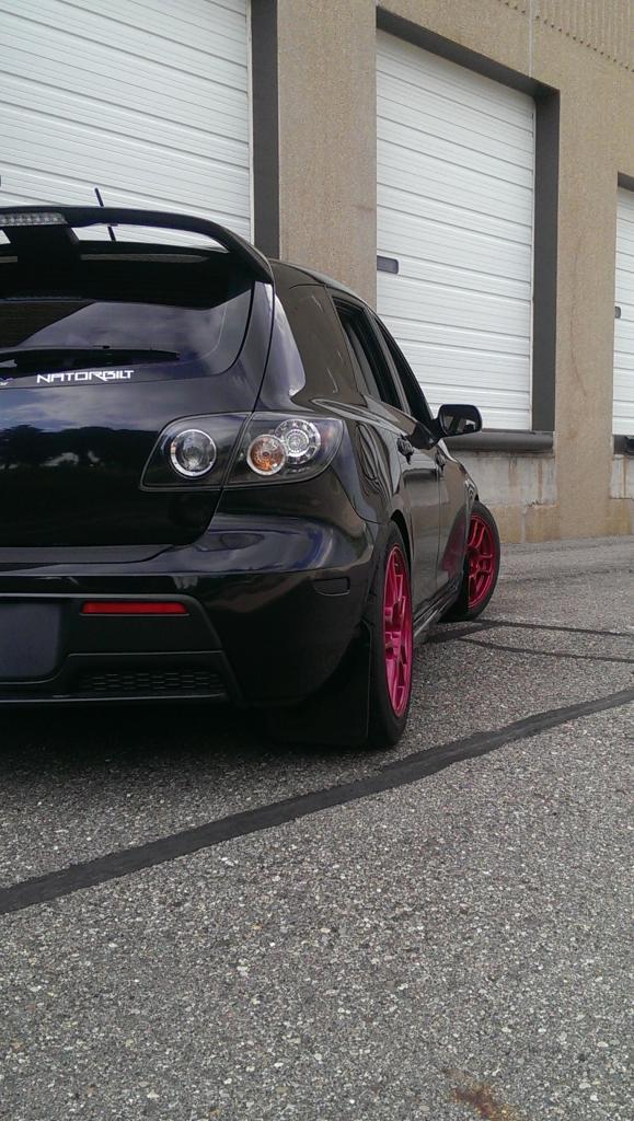 photo 2 Mazda MAZDASPEED3 custom wheels Enkei  Evo 9 17x8.0, ET +38, tire size 235/45 R17. x ET 
